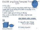 Ứng dụng Template trong C++