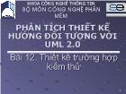 Bài 12. Thiết kế trường hợp kiểm thử