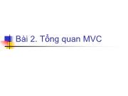 Bài 2. Tổng quan MVC