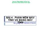 Bài 4. Phần mềm máy tính và mạng máy tính