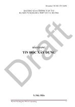 Bài giảng Tin học xây dựng