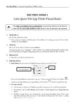 Bài thực hành 1 - Lập trình Visual Basic