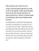 Biến giao diện Google+ thành Facebook