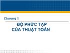 Chương 1 Độ phức tạp của thuật toán