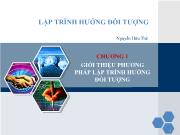 Chương 1 Giới thiệu phương pháp lập trình hướng đối tượng