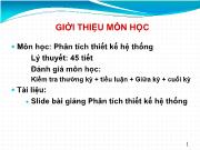 Chương 1 Phương pháp luận phát triển hệ thống thông tin