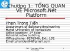 Chương 1: Tổng quan về Microsoft.Net Platform