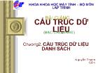 Chương 2: Cấu trúc dữ liệu danh sách