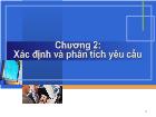 Chương 2: Xác định và phân tích yêu cầu