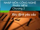 Chương 2 Xác định yêu cầu