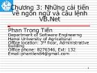 Chương 3: Những cải tiến về ngôn ngữ và câu lệnh VB.Net