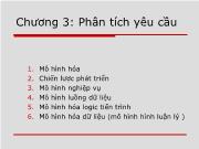 Chương 3: Phân tích yêu cầu