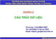 Chương 3.2 Cấu trúc dữ liệu