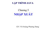 Chương 5 Nhập xuất