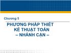 Chương 5 Phương pháp thiết kế thuật toán – Nhánh cận –