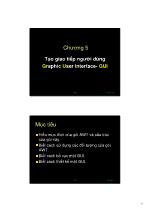 Chương 5 Tạo giao tiếp người dùng Graphic User Interface- GUI