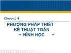 Chương 9 Phương pháp thiết kế thuật toán − Hình học −