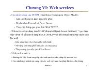 Chương VI: Web services