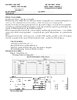 Đề thi thực hành môn: tin học trình độ A