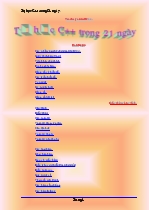 Giáo trình Tự học C++ trong 21 ngày