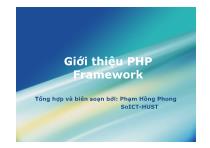 Giới thiệu PHP Framework