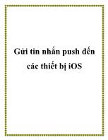 Gửi tin nhắn push đến các thiết bị iOS