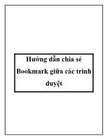 Hướng dẫn chia sẻ Bookmark giữa các trình duyệt