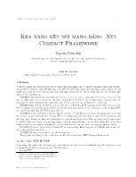 Khả năng kết nối mạng bằng .NET Compact Framework