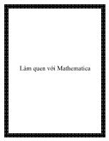 Làm quen với Mathematica