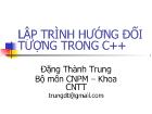 Lập trình hướng đối tượng trong C++