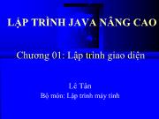 Lập trình java nâng cao Chương 01: Lập trình giao diện