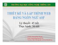 Phần 2 (tiếp theo): (HTML và JAVASCRIPT)