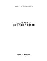 Quản lý dự án công nghệ thông tin