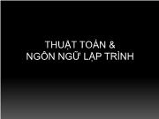 Thuật toán & ngôn ngữ lập trình