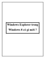 Windows Explorer trong Windows 8 có gì mới ?