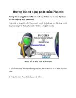 Hướng dẫn sử dụng phần mềm Phoenix