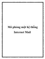 Mô phỏng một hệ thống Internet Mail