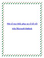 Một số mẹo khắc phục sự cố kết nối trên Microsoft Outlook