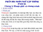 Phần III: Ngôn ngữ lập trình Pascal