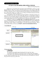 Sử dụng Macromedia Dreamweaver MX