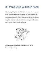 3P trong Dịch vụ khách hàng