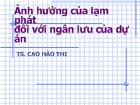 Bài 08 Ảnh hưởng của lạm phát đối với ngân lưu của dự án