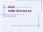 Bài 09 Phân tích rủi ro