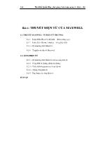 Bài 6: Thuyết điện từ của Maxwell