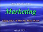 Bài giảng Marketing - TS Đào Thị Minh Thanh