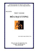 Bài giảng Thực hành hóa đại cương