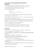 Bài tập chương 1 Phân tích mô hình toán kinh tế