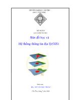 Bản đồ học và Hệ thống thông tin địa lý (GIS)