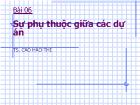 Bào 06 Sự phụ thuộc giữa các dự án
