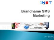 Brandname SMS Marketing